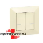 Legrand Valena Life Netatmo vezeték nélküli kapcsoló - kettős egypólusú elefántcsont, Legrand 752287