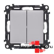   Legrand Valena Life csillárkapcsoló 10 AX alumínium, Legrand 752305