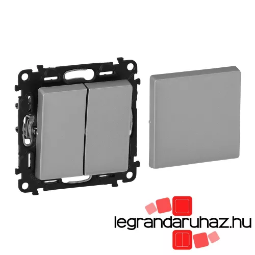 Legrand Valena Life multifunkciós kapcsoló alumínium, Legrand 752321