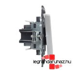 Legrand Valena Life csillárkapcsoló jelzőfénnyel 10 AX alumínium, Legrand 752328