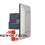 Legrand Valena Life Netatmo intelligens fényerőszabályzó kapcsoló + kompenzátor alumínium, Legrand 752384