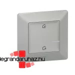 Legrand Valena Life Netatmo vezeték nélküli főkapcsoló - Érkezés/Távozás funkcióval alumínium, Legrand 752386