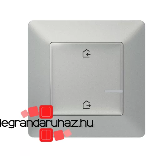 Legrand Valena Life Netatmo vezeték nélküli főkapcsoló - Érkezés/Távozás funkcióval alumínium, Legrand 752386