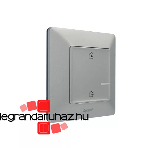 Legrand Valena Life Netatmo vezeték nélküli főkapcsoló - Érkezés/Távozás funkcióval alumínium, Legrand 752386