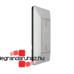 Legrand Valena Life Netatmo vezeték nélküli főkapcsoló - Érkezés/Távozás funkcióval alumínium, Legrand 752386