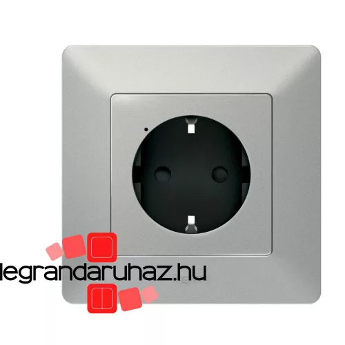 Legrand Valena Life Netatmo intelligens csatlakozóaljzat 16A alumínium, Legrand 752394