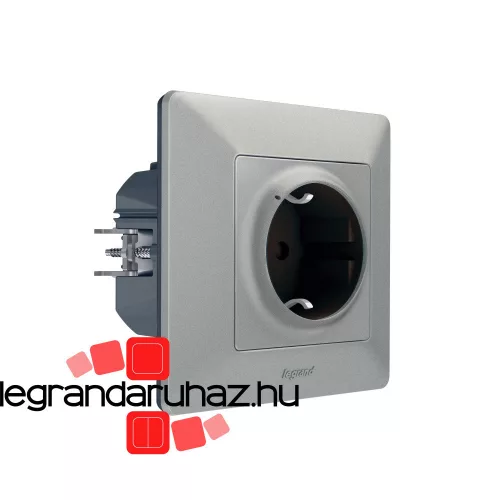 Legrand Valena Life Netatmo intelligens csatlakozóaljzat 16A alumínium, Legrand 752394