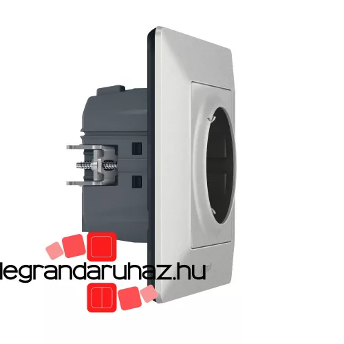Legrand Valena Life Netatmo intelligens csatlakozóaljzat 16A alumínium, Legrand 752394