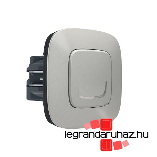 Legrand Valena Allure with Netatmo okos kapcsoló/dimmer (végrehajtó), nulla vezető nélkül (retrofit), keret nélkül, alumínium, Legrand 752784A