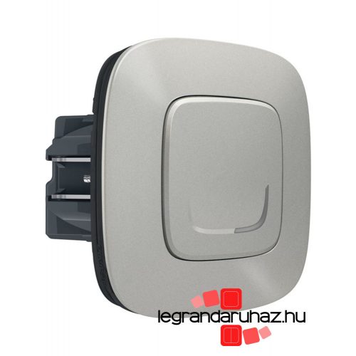 Legrand Valena Allure Netatmo intelligens fényerőszabályzó kapcsoló + kompenzátor Valena Allure Netatmo alumínium, Legrand 752784