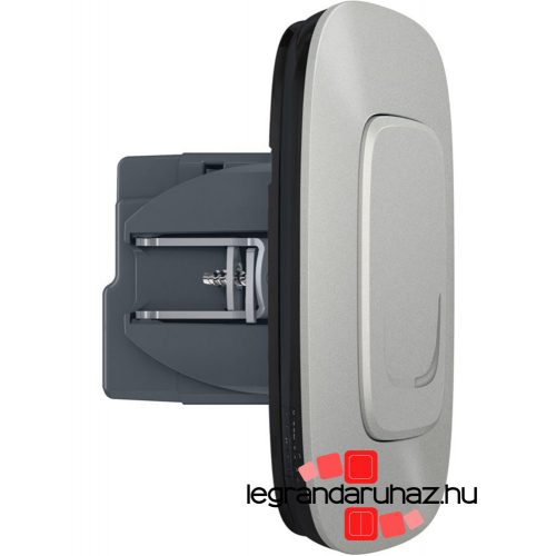Legrand Valena Allure Netatmo intelligens fényerőszabályzó kapcsoló + kompenzátor Valena Allure Netatmo alumínium, Legrand 752784