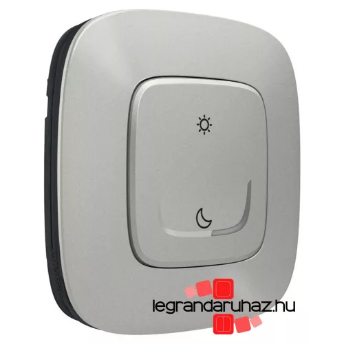 Legrand Valena Allure Netatmo szcenárió kapcsoló - Ébredés/Alvás funkcióval alumínium, Legrand 752789