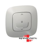 Legrand Valena Allure Netatmo intelligens redőnykapcsoló alumínium, Legrand 752791
