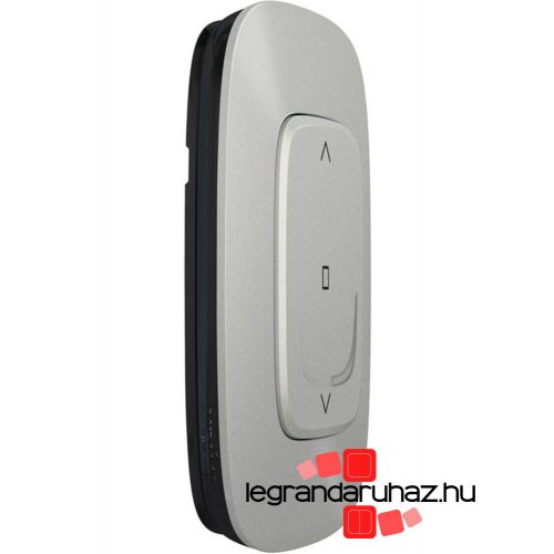 Legrand Valena Allure Netatmo intelligens redőnykapcsoló alumínium, Legrand 752791