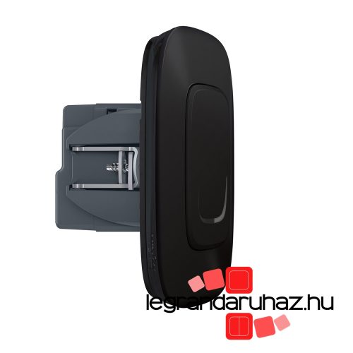 Legrand Valena Allure with Netatmo okos kapcsoló/dimmer (végrehajtó), nulla vezető nélkül (retrofit), keret nélkül, fekete, Legrand 752884A