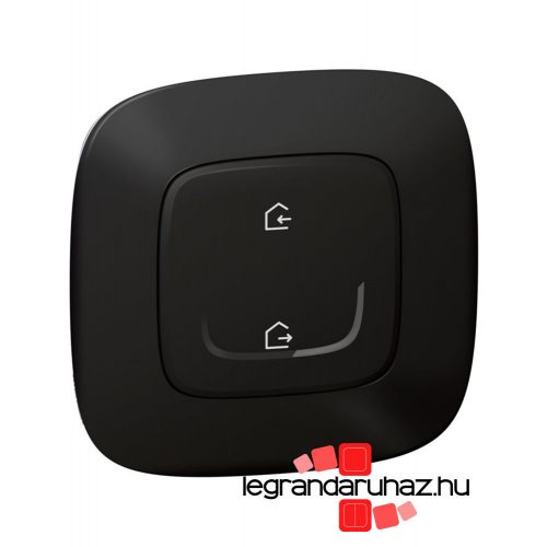Legrand Valena Allure Netatmo vezeték nélküli főkapcsoló - Érkezés/Távozás funkcióval fekete, Legrand 752886