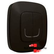   Legrand Valena Allure Netatmo vezeték nélküli kapcsoló - kettős egypólusú fekete, Legrand 752887