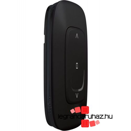 Legrand Valena Allure Netatmo intelligens redőnykapcsoló fekete, Legrand 752891