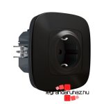 Legrand Valena Allure Netatmo intelligens csatlakozóaljzat 16A fekete, Legrand 752894