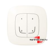   Legrand Valena Allure Netatmo intelligens szcenárió kapcsoló - 4 funkciós,  egyedileg programozható gyöngyház, Legrand 752968
