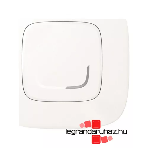 Legrand Valena Allure Netatmo vezeték nélküli kapcsoló - egypólusú gyöngyház, Legrand 752985