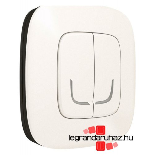 Legrand Valena Allure Netatmo vezeték nélküli kapcsoló - kettős egypólusú gyöngyház, Legrand 752987