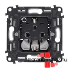   Legrand Valena InMatic 2P+F csatlakozóaljzat mechanizmus, rugós vezetékbekötéssel, Legrand 753021