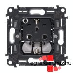 Legrand Valena InMatic 2P+F csatlakozóaljzat mechanizmus, rugós vezetékbekötéssel, Legrand 753021
