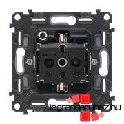   Legrand Valena InMatic 2P+F csatlakozóaljzat mechanizmus biztonsági zsaluval, csavaros vezetékbekötéssel, Legrand 753024