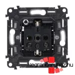 Legrand Valena InMatic 2P+F csatlakozóaljzat mechanizmus, csavaros vezetékbekötéssel, Legrand 753025