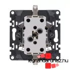   Legrand Valena InMatic 2x2P+F csatlakozóaljzat biztonsági zsalu nélkül,rugós vezetékbekötéssel, Legrand 753027