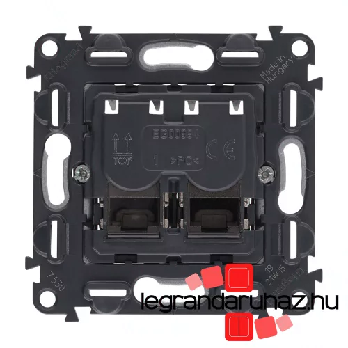 Legrand Valena InMatic 2xRJ45 Cat. 6A UTP csatlakozóaljzat mechanizmus, Legrand 753045