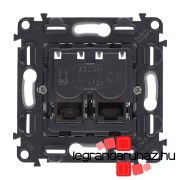   Legrand Valena InMatic 2xRJ45 Cat. 6 STP csatlakozóaljzat mechanizmus, Legrand 753047