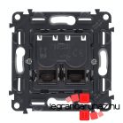   Legrand Valena InMatic 2xRJ45 Cat. 6A STP csatlakozóaljzat mechanizmus, Legrand 753049