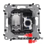 Legrand Valena InMatic TV csatlakozóaljzat + RJ45 Cat. 6 UTP aljzat mechanizmus, Legrand 753055