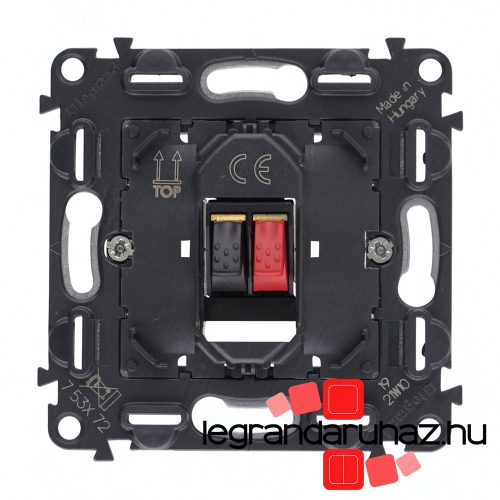 Legrand Valena InMatic hangszóró-csatlakozóaljzat mechanizmus, 2 kivezetéssel, Legrand 753072