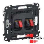 Legrand Valena InMatic kettős hangszóró-csatlakozóaljzat mechanizmus, 4 kivezetéssel, Legrand 753078