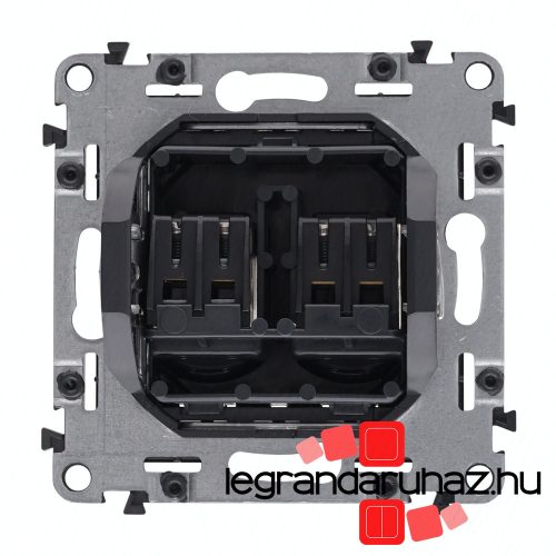 Legrand Valena InMatic kettős hangszóró-csatlakozóaljzat mechanizmus, 4 kivezetéssel, Legrand 753078