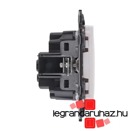 Legrand Valena Life 2P+F csatlakozóaljzat biztonsági zsalu nélkül, csavaros vezetékbekötéssel fehér, Legrand 753125