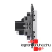   Legrand Valena Life 1xRJ45 Cat. 5e UTP csatlakozóaljzat fehér, Legrand 753140
