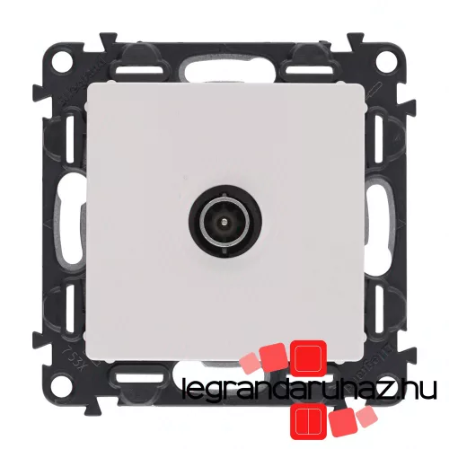 Legrand Valena Life TV aljzat, csillagpontos, 1,5 dB fehér, Legrand 753151