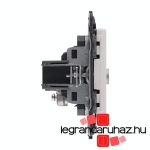 Legrand Valena Life TV aljzat, átmenő, 14 dB fehér, Legrand 753161