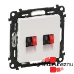 Legrand Valena Life hangszóró-csatlakozóaljzat (4 kivezetéssel) fehér, Legrand 753178