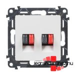 Legrand Valena Life hangszóró-csatlakozóaljzat (4 kivezetéssel) fehér, Legrand 753178