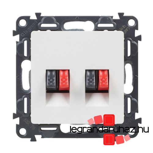 Legrand Valena Life hangszóró-csatlakozóaljzat (4 kivezetéssel) fehér, Legrand 753178
