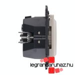 Legrand Valena Life 2P+F csatlakozóaljzat+ USB C-típusú töltőaljzat, elefántcsont, Legrand 753235