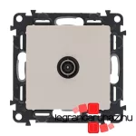 Legrand Valena Life TV aljzat, csillagpontos, 1,5 dB elefántcsont, Legrand 753251
