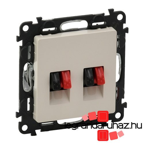 Legrand Valena Life hangszóró-csatlakozóaljzat (4 kivezetéssel) elefántcsont, Legrand 753278