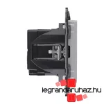 Legrand Valena Life töltőaljzat kettős USB C-típusú csatlakozóval, alumínium, Legrand 753307