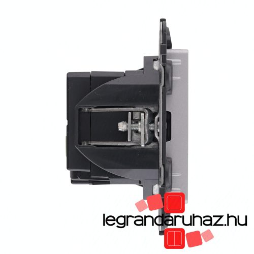 Legrand Valena Life kettős USB töltőaljzat beépített tápegységgel - 5V - 2,4A alumínium, Legrand 753312